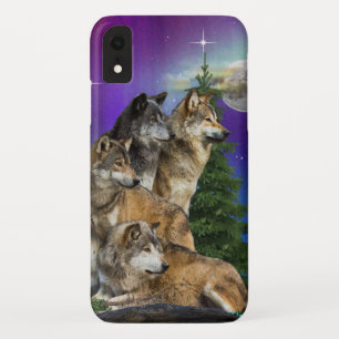 Wolf and Moon iPhone XR Case