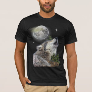 wolf and moon T-Shirt