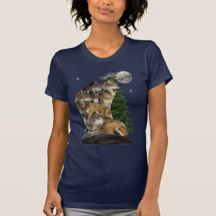 Wolf and Moon T-Shirt