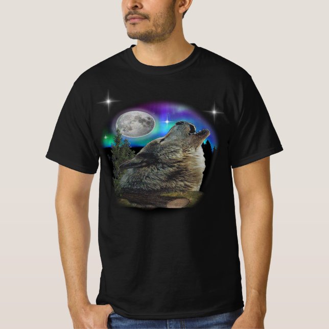 Wolf and Moon T-Shirt (Front)