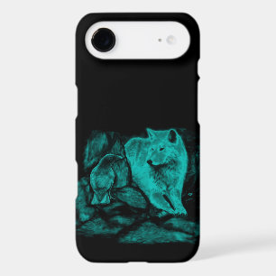 Wolf and Raven in the Night