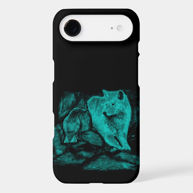 Wolf and Raven in the Night (Back)