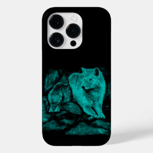 Wolf and Raven in the Night Case-Mate iPhone 14 Pro Case