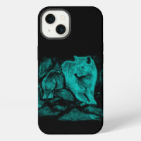 Wolf and Raven in the Night