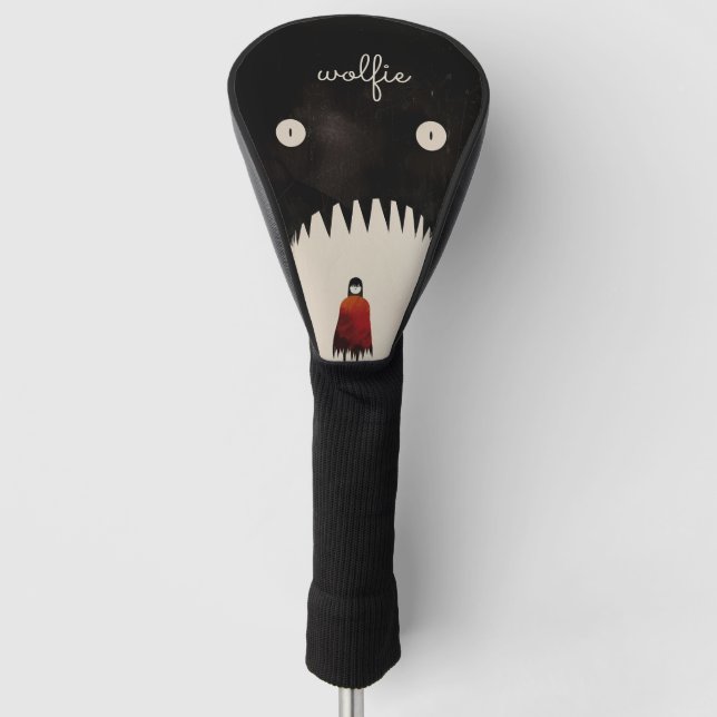 Wolf and the Little Red Riding Hood Golf Head Cover (Front)
