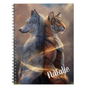 Wolf and Tiger Notebook