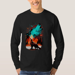 Wolf And Wolves Men Women Kids 45 T-Shirt