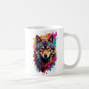 Wolf Animal Logo Design-87694 Coffee Mug