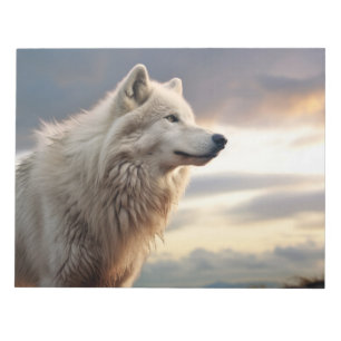 Wolf Animal Nature Majestic Wilderness Notepad