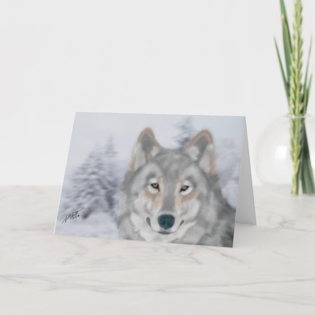 Wolf (Are You My Friend?) Card (Front)