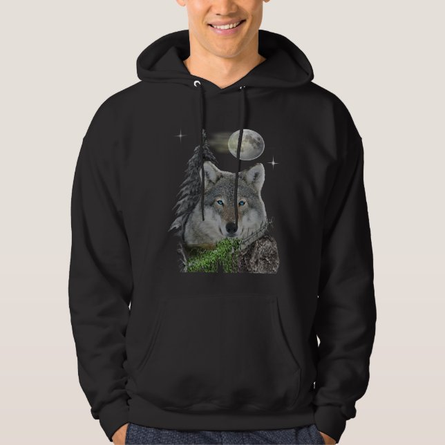 Wolf art hoodie (Front)