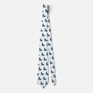 Wolf Art Neck Tie