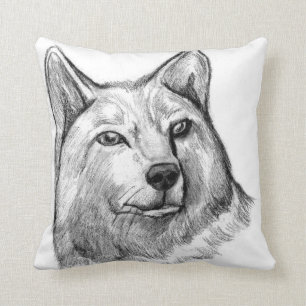 Wolf Art Pillow