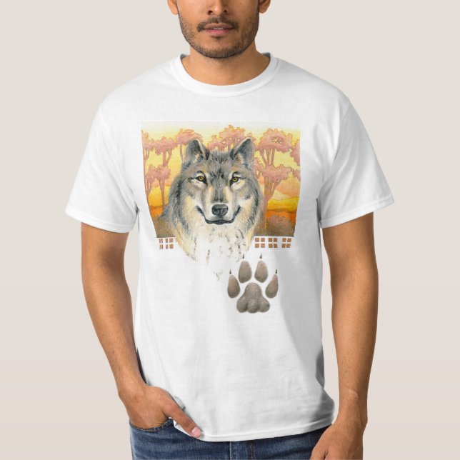 Wolf Arts and Crafts T-Shirt (Front)