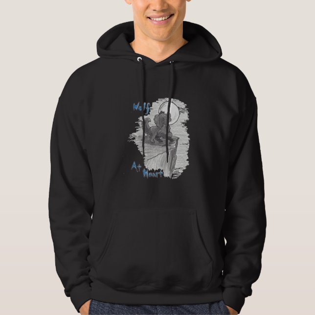 Wolf At Heart Hoodie (Front)