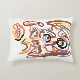 Wolf Autumn free Decorative Cushion