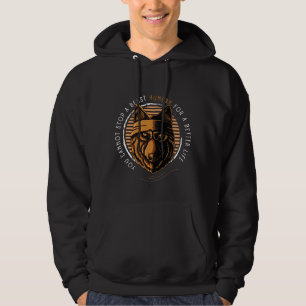 Wolf Beast with Life Quotes Hoodie