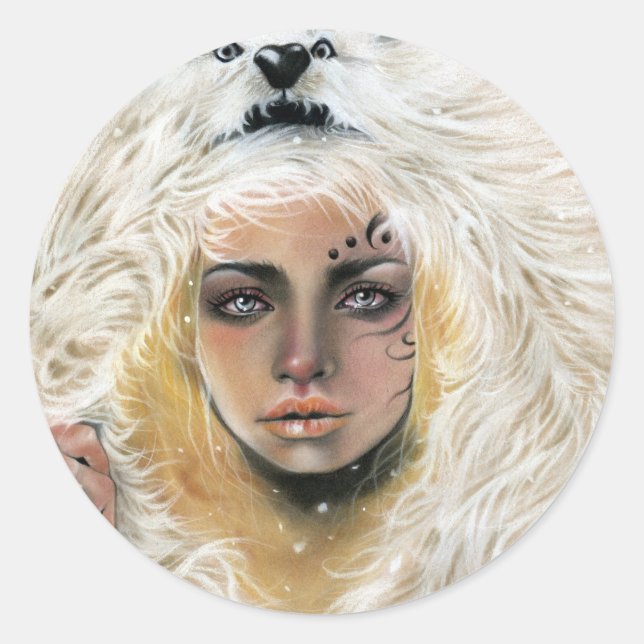 Wolf Beauty Stickers (Front)