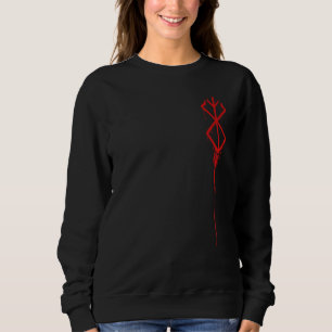 Wolf Berserker Rune Norse Viking Warrior Bloody Sy Sweatshirt