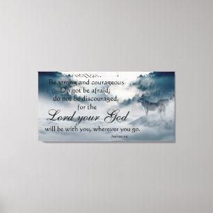Wolf-Bible Verse Canvas Print