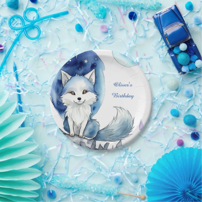 Wolf Birthday Paper Plate (Party)