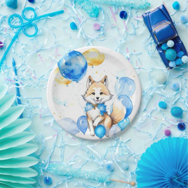 Wolf Birthday Paper Plate (Party)