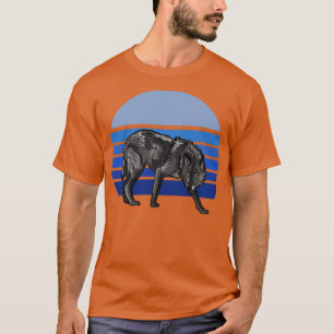 Wolf Blue Retro T-Shirt