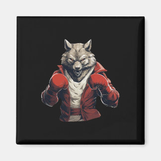 Wolf Boxer Boxing Mixed Martial Arts Kickboxing _1 Magnet