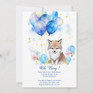 Wolf Boy Baby Shower Invitation