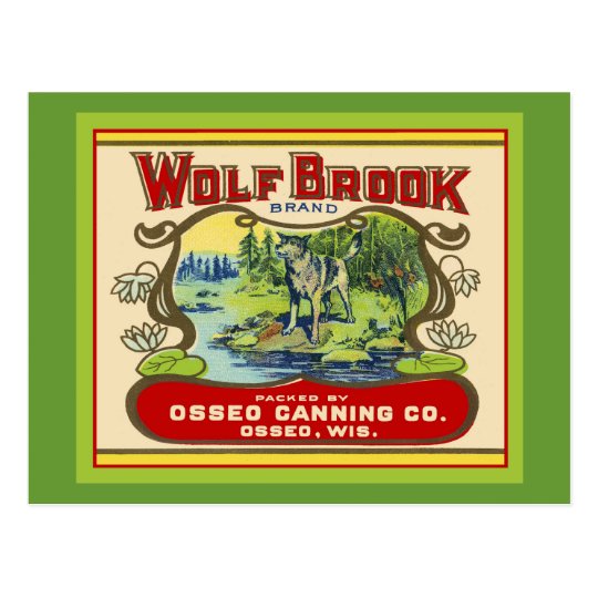 Wolf Brook Wisconsin Postcard