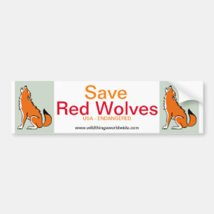 Wolf - bumper sticker