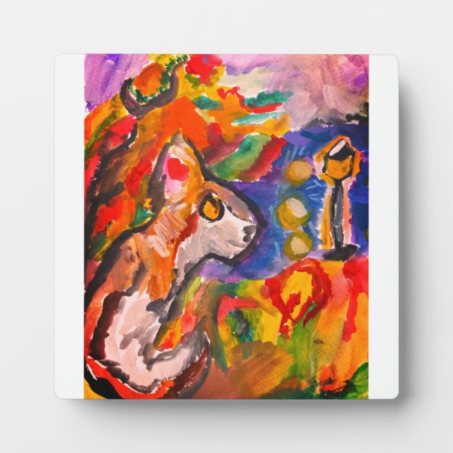 Wolf by night  plaque (Front)