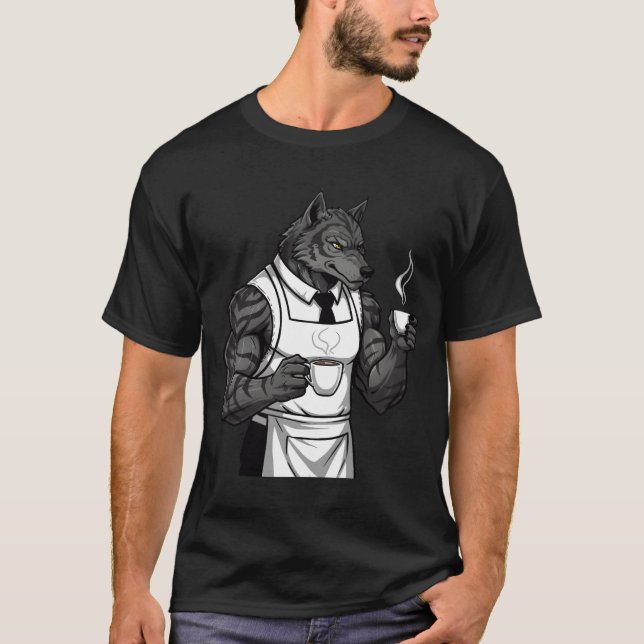 Wolf cafe friend T-Shirt (Front)