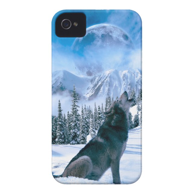 Wolf Call Case-Mate iPhone Case (Back)