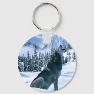 Wolf Call Key Ring
