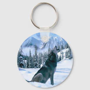 Wolf Call Key Ring