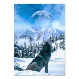 Wolf Call Photo Print