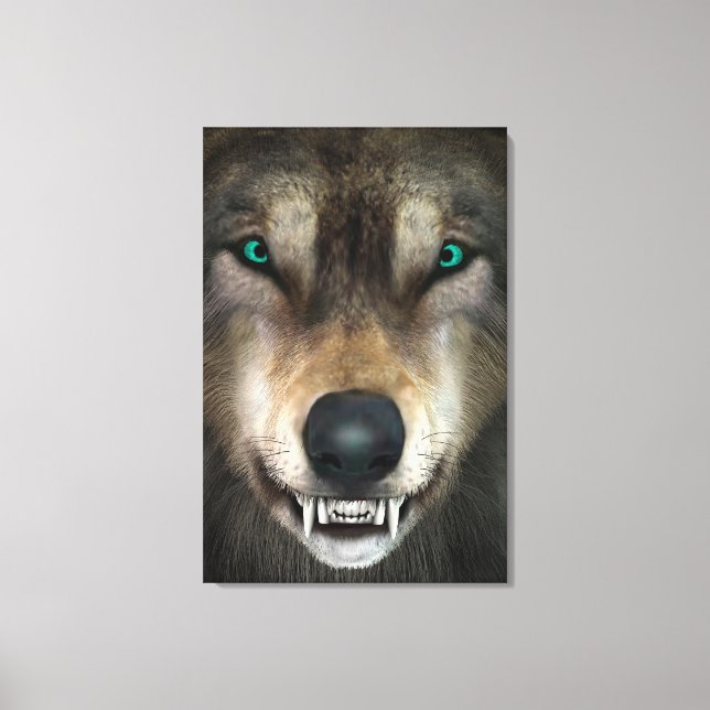 Wolf Canvas Print (Front)