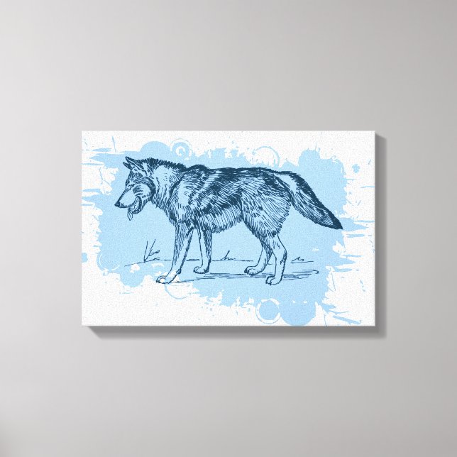 Wolf Canvas Print (Front)