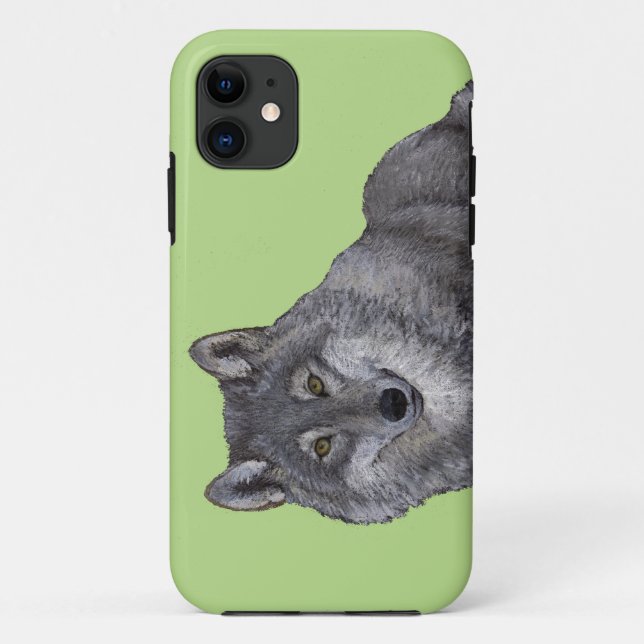 Wolf Case-Mate iPhone Case (Back)