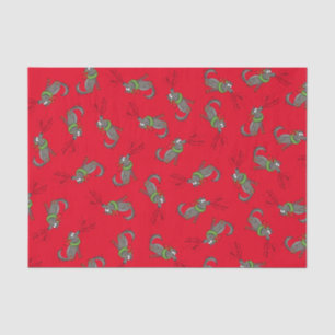 Wolf Christmas Funny Cute Kids Tissue Paper