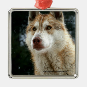 Wolf Christmas Tree Ornament