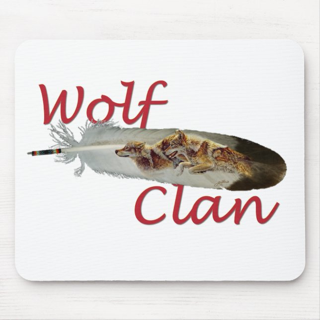 Wolf Clan Mouse Mat (Front)
