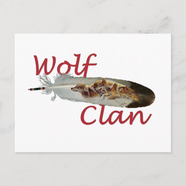 Wolf Clan Postcard (Front)