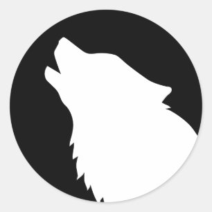 Wolf Classic Round Sticker