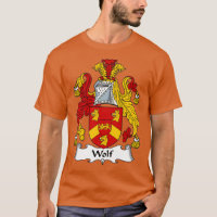Wolf Coat of Arms Family Crest