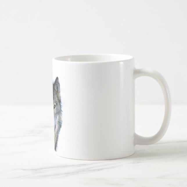 Wolf Coffee Mug (Right)