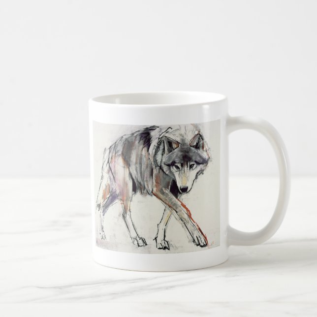 Wolf Coffee Mug (Right)