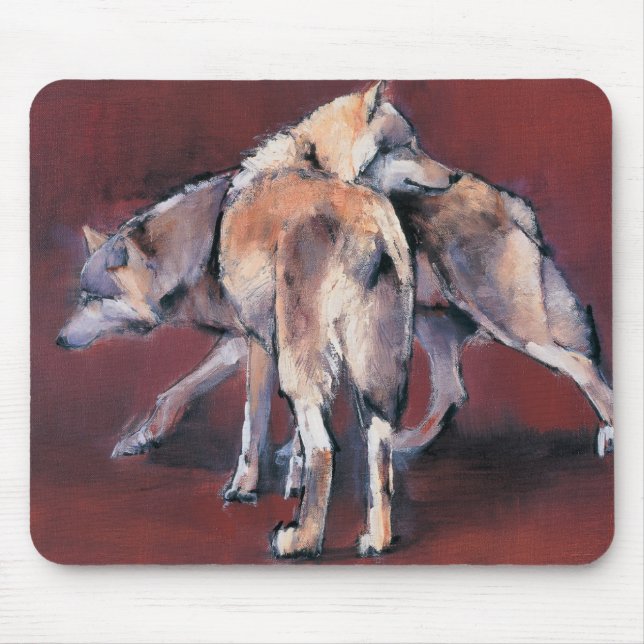 Wolf Composition 2001 Mouse Mat (Front)