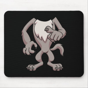 Wolf Costume For Halloween Werewolf Animal Cosplay Mouse Mat